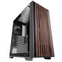 Mars Gaming MCWOODC Semitorre con Frontal de Madera y Cristal Templado/Cromado